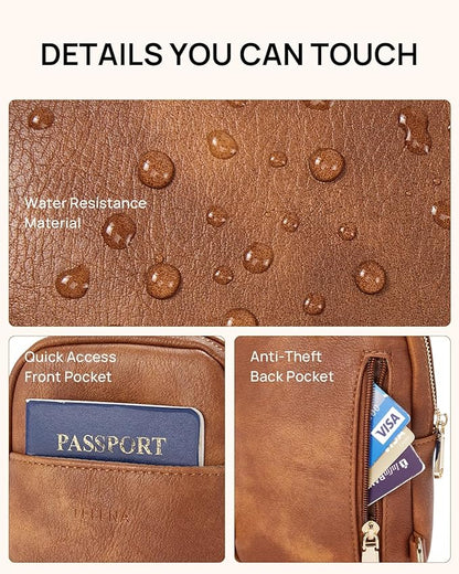 Telena Crossbody Bags for Women Leather Cross Body Sling Bag for Woman Travel