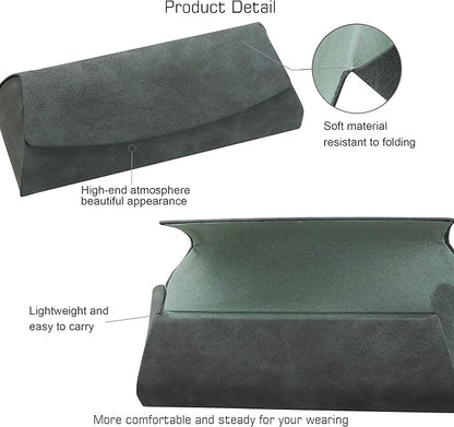 VisionGlobal Hard Shell Eyeglass Case for Eyeglasses and Sunglasses for Men/Women and Kids