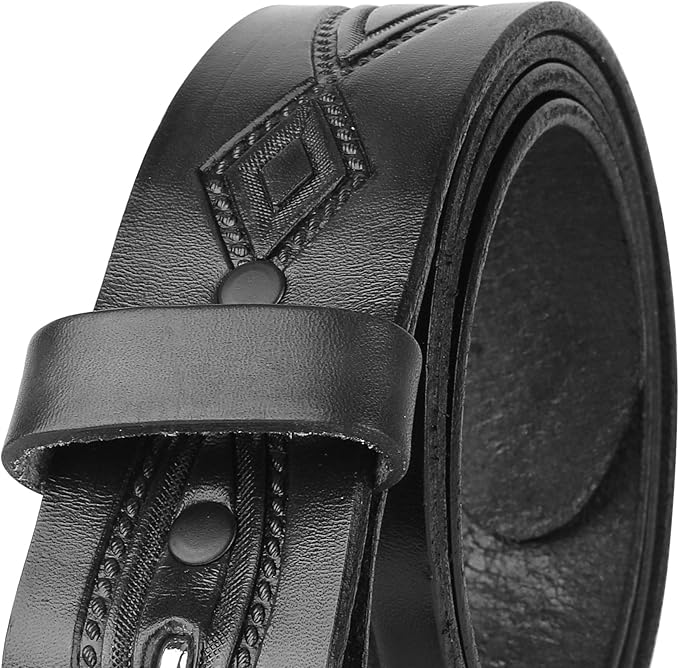 F&L CLASSIC Men's full Grain Vintage Distressed leather Belt,easy to change Roller buckle,1.5" Wide,USA,