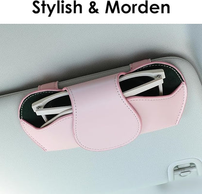 KINIVA Sunglass Clip & Holder, Magnetic Glasses Case for Car Organizer