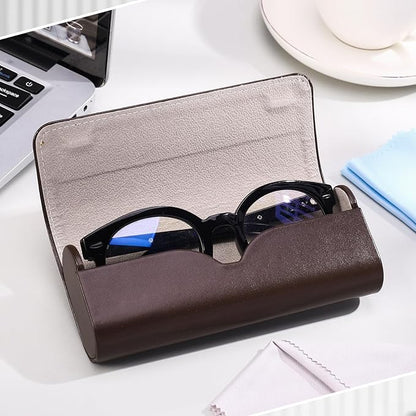 6Pack Glasses Case, Eyeglasses Case Hard Shell, Lightweight Portable Case for Sunglasses Eye Glasses Case with Cleaning Cloth