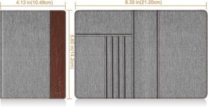 FINTIE Passport Holder, Slim Travel Wallet RFID Blocking Card Case Cover Passport Cover Protector Essentials with Credit Card Slots for Women/Men | Slim, RFID Blocking, Card Case Cover, Essentials, Credit Card Slots