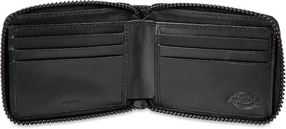 Dickies Men's RFID Everyday Leather Bifold Chain Wallet Black