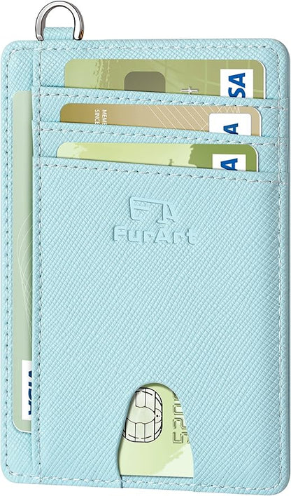 FurArt Slim Minimalist Wallet, Front Pocket Wallets, RFID Blocking, Credit Card Holder for Men