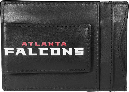 Siskiyou Sports NFL unisex Leather Cash & Cardholder & Money Clip