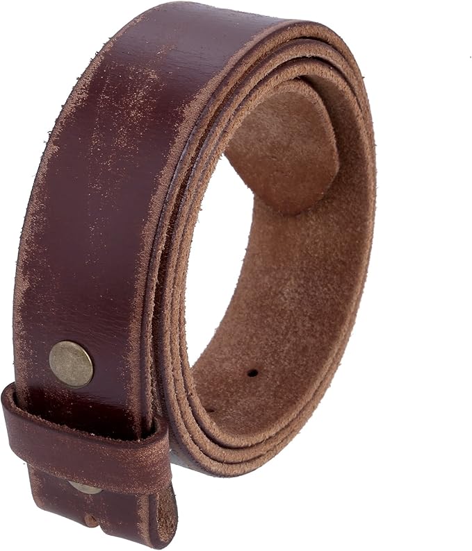 Gelante Genuine Full Grain Leather Belt Strap without Belt Buckle