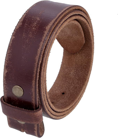 Gelante Genuine Full Grain Leather Belt Strap without Belt Buckle