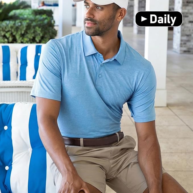 SANSTHS Mechanic Buckless Belts for Men, No Scratch Leather Work Belt Hook & Loop Tsa Belt for Technician Travel Gifts