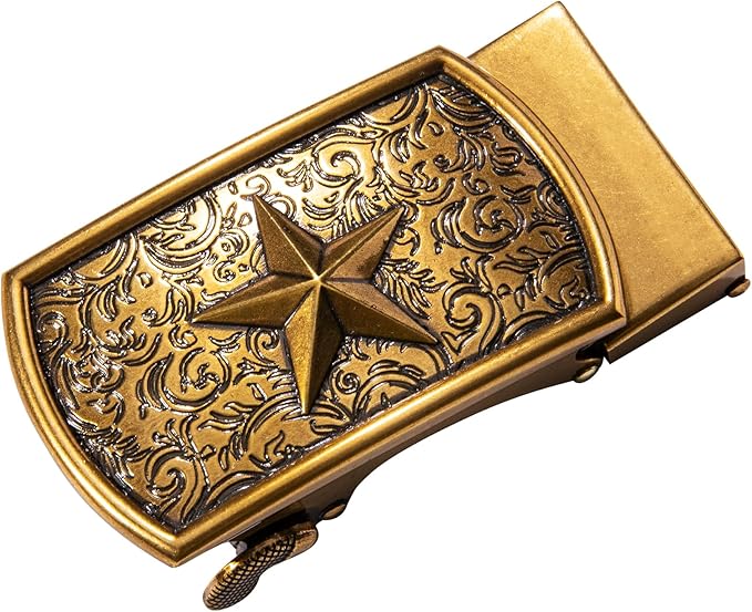 Dubulle Designer Mens Belts, Sliding Automatic Buckle Ratchet Dress Belt TOP Genuine Leather Strap Gifts