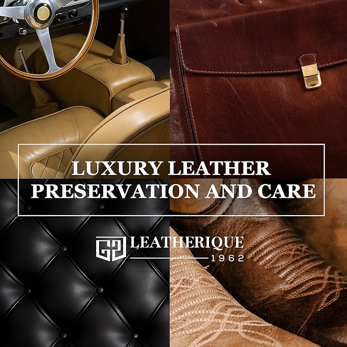Leatherique Rejuvenator Oil 16 oz | Leather Conditioner Oil & Automotive Leather Restorer | Softens, Conditions & Revives Dry, Hard & Water-Damaged Leather | Perfect for Cars, Furniture,Saddle & More