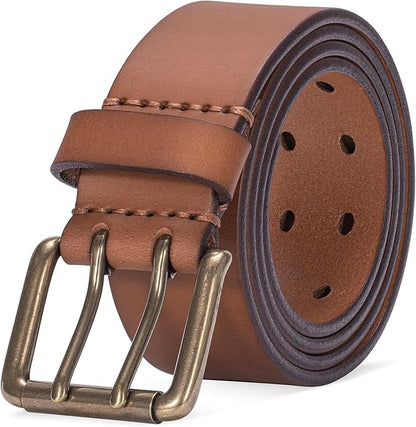 Thicken Full Grain Leather Mens Belt Heavy Duty Mens Work Belt Mens Belt High Hardness Buckle Packed In Gift Box