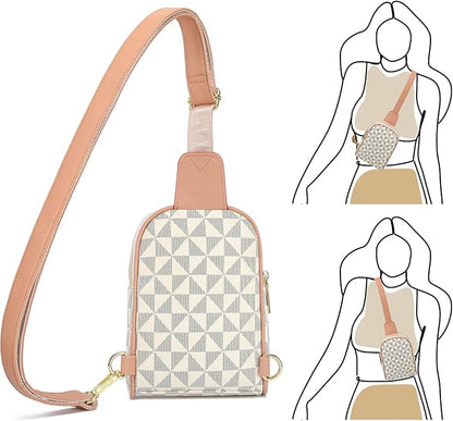 INICAT Small Sling Bag for Women Everyday & Travel Crossbody Bags Lightweight Cross Body Purses Vegan Leather