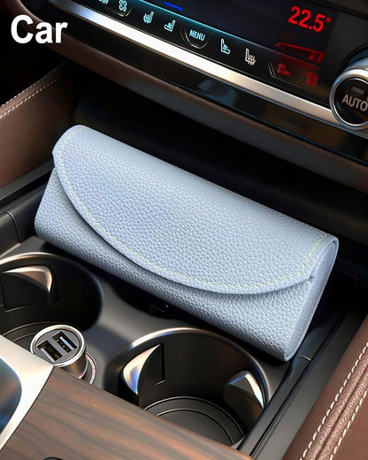 RayLove Ultimate Glasses Case Kit, Hard Shell Sunglasses and Eyeglass Case with Cleaning Cloth, Screwdriver, Ear Hooks