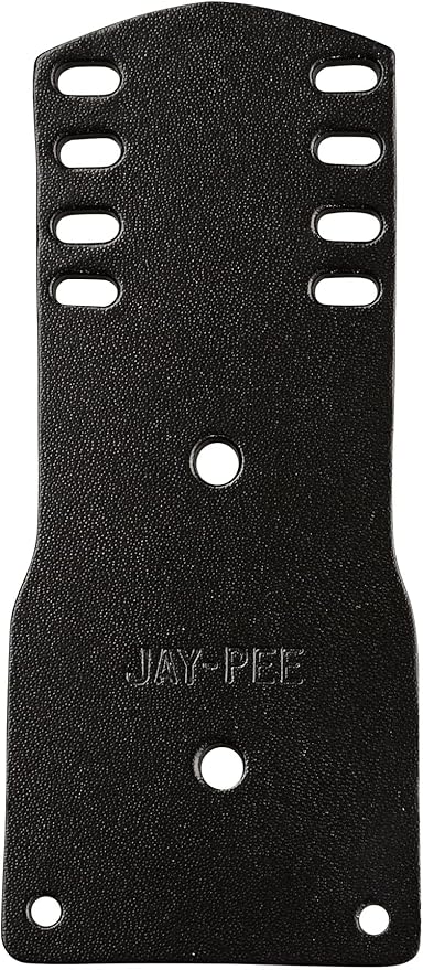Jay-Pee Police Badge Holder - Four Bar Tag Holder in Black Leather
