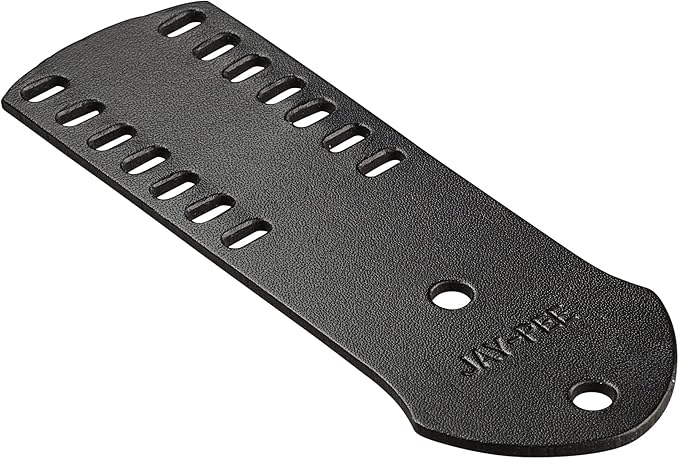 Jay-Pee Police Citation Bar and Badge Holder Seven Bars Genuine Leather Black