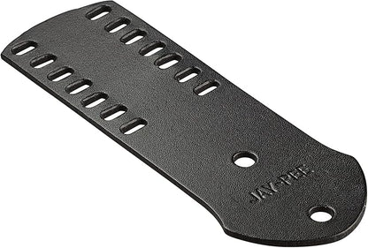 Jay-Pee Police Citation Bar and Badge Holder Seven Bars Genuine Leather Black
