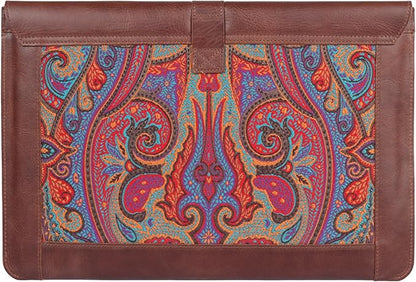 LONDO Lederhülle Kompatibel mit MacBook Pro 16 & MacBook Pro 15 Zoll (M5, M4, M3, M2, M1, Pro, Max), Premium Top-Grain Echtleder Laptoptasche, Brown Modelle 2020 bis 2026
