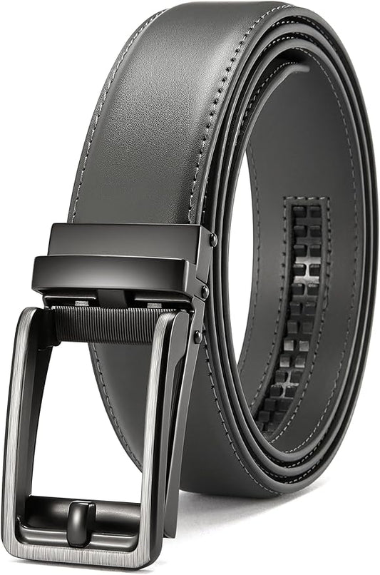 CHAOREN Click Belts for Men - Mens Ratchet Belt 1 3/8" for Dress Pants - Perfect Companion to Men's Oxfords