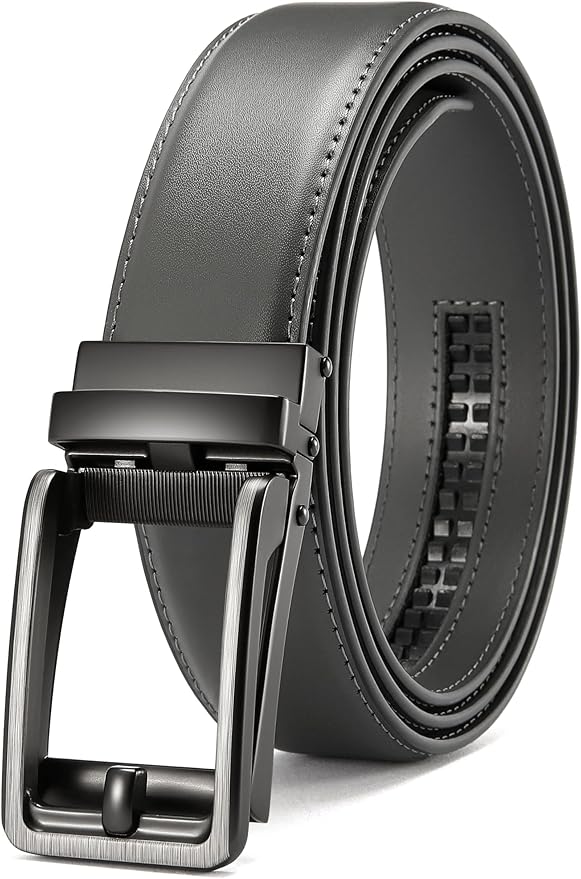 CHAOREN Click Belts for Men - Mens Ratchet Belt 1 3/8" for Dress Pants - Perfect Companion to Men's Oxfords