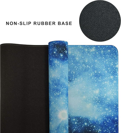 Mydours XXL Gaming Mouse Pad 48x16 Inches, Extra Large Mouse Pad with Fabric & Non-Slip Rubber, Desk Pad for PC Gaming & Office Workspace, Desk Pad for Keyboard & Computer Accessories (Universe)