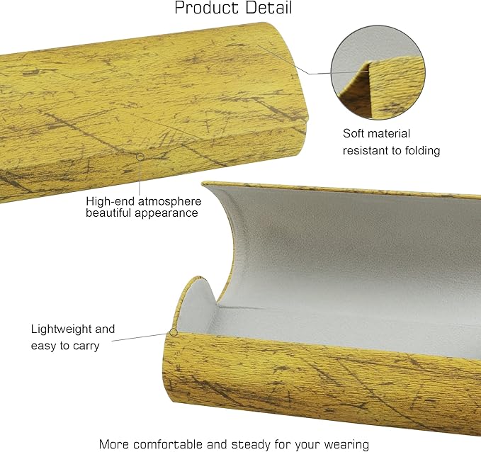 VisionGlobal Hard Shell Eyeglass Case for Eyeglasses and Sunglasses for Men/Women and Kids