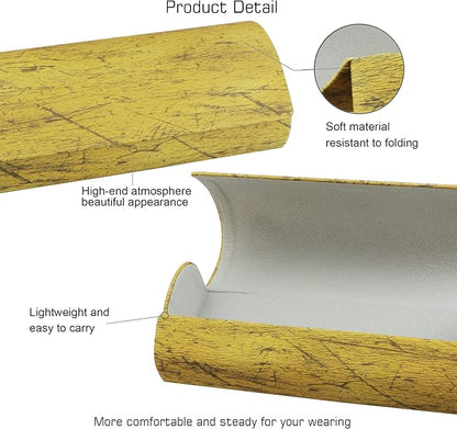 VisionGlobal Hard Shell Eyeglass Case for Eyeglasses and Sunglasses for Men/Women and Kids