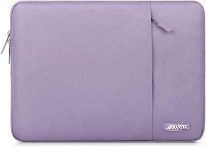 MOSISO Laptop Case 16 inch, 15-15.6 inch Laptop Sleeve Compatible with MacBook Pro 16 M5 M4 M3 M2 M1, HP Acer Dell Lenovo ASUS, Polyester Vertical Computer Sleeve Bag with Pocket, Purple