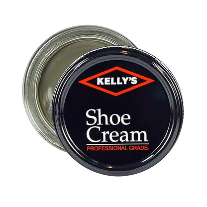 Kelly's Olive Shoe Polish 1.5 oz - Professional Leather Shoe Cream