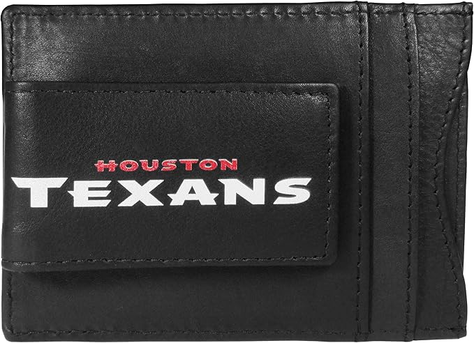 Siskiyou Sports NFL unisex Leather Cash & Cardholder & Money Clip