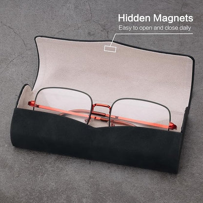 Vemiss Hard Shell Eyeglass Cases, Lightweight Portable Glasses Case for Women Men