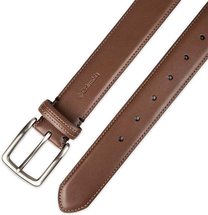 Columbia Men's Casual Everyday Leather Belt – Jeans, Chinos and Daily Wear