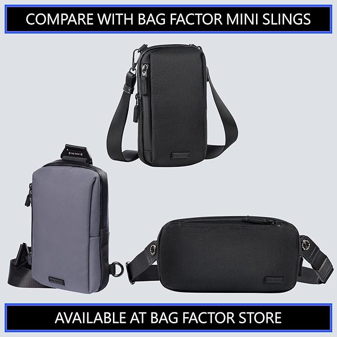Cell Phone Crossbody Sling Bag EDC – RFID Small Shoulder Bag with Urban Tech Aesthetic