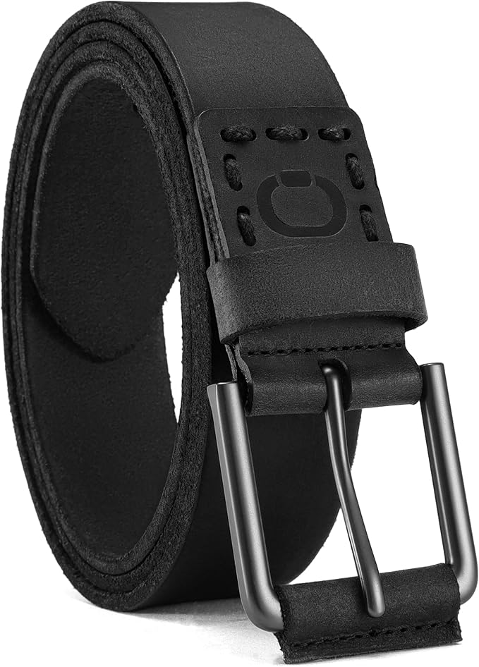 CHAOREN Full Grain Leather Belt for Men, Work Belts for Men Heavy Duty, Daily Wear for Jeans Pants