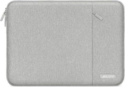 MOSISO Laptop Case 15 inch, 15 inch Laptop Sleeve Compatible with MacBook Air M5 A3448 M4 A3241 M3 A3114 M2 A2941 2026-2023, Dell XPS, Polyester Vertical Computer Sleeve Bag with Pocket, Gray