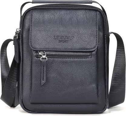 Medium & Small Crossbody bag for men shoulder bag mens purse satchel leather messenger bag gift