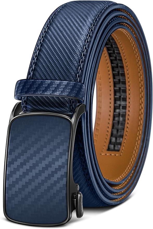 BULLIANT Men's Ratchet Belt Nontrimmable-Click Belt Adjustable for Men Gift Lightweight 1 3/8"