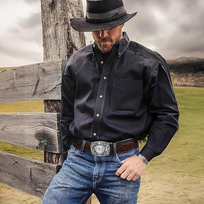 Cowboy Western Ratchet Belt for Men Women with Automatic Western Buckle, Ratchet Cowboy Leather Belt for Jeans Gifts