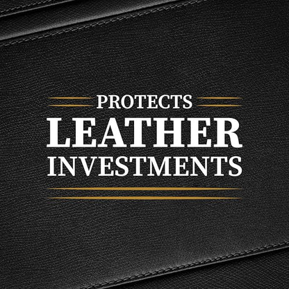 Lexol All Leather Conditioner for Car Seats and Interiors, Couches and Furniture, Shoes and Boots, Bags and Jackets, Baseball Gloves and Horse Saddles, and More, 16.9 oz Bottle (Step 2 of 2)
