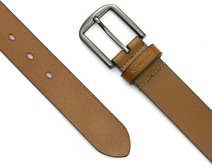 CHAOREN Mens Belts Leather - 35mm Genuine Leather Belt for Jeans - Men Gift for Casual Dress