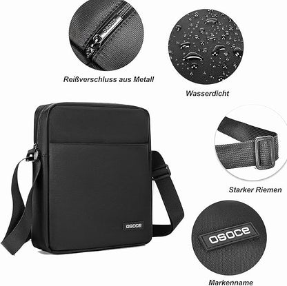 OSOCE Messenger Bag Crossbody Shoulder Bag for Men | Slim Business Design, Lightweight Commuter