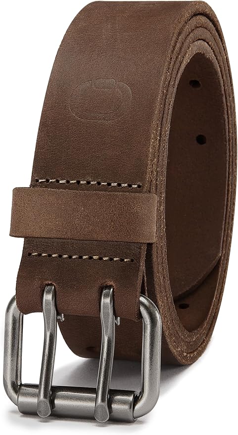 CHAOREN Work Belts for Men Heavy Duty - 1.5" Full Grain Leather Belt Casual - Fully Adjustable, Double Prong