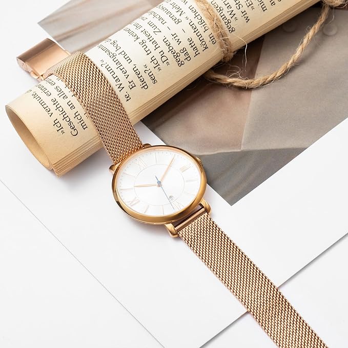 EACHE Stainless Steel Mesh Watch Band for Men Women, Quick Release Mesh Watch Straps 12mm 14mm 16mm 18mm 20mm 22mm