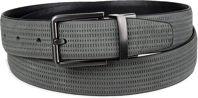 Calvin Klein Men’s Reversible Leather Belt - 2‑in‑1 Versatile Modern Style