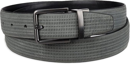 Calvin Klein Men’s Reversible Leather Belt - 2‑in‑1 Versatile Modern Style