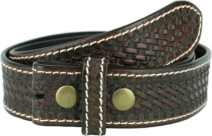 Gelante Genuine Full Grain Leather Belt Strap without Belt Buckle