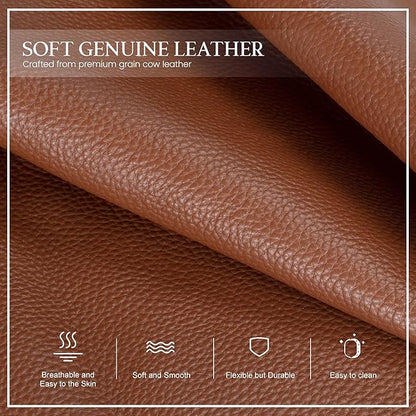 befen Genuine Leather Anti Theft Small Crossbody Bags for Women, RFID Cross Body Sling Chest Bags Fanny Packs Travel Purse