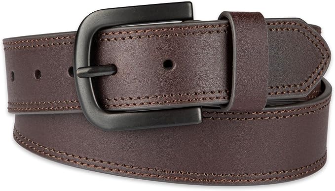 Dickies mens Genuine Leather Belt – Durable Casual Style, Regular & Big and Tall Sizes