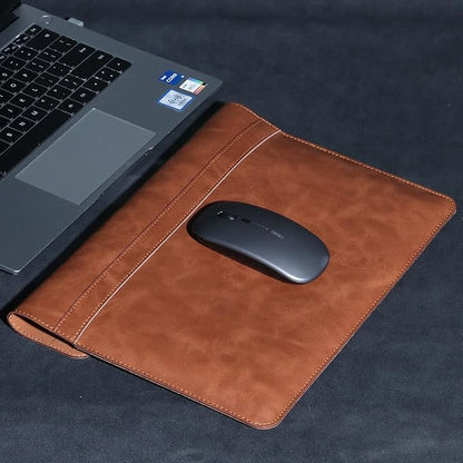 13 Inch Leather Laptop Sleeve Compatible with MacBook Neo 13" 2026 & MacBook Air/Pro 13" (M5/M4/M3/M2/M1, 2025-2018), Magnetic Buckle Closure Protective Case Cover,Brown
