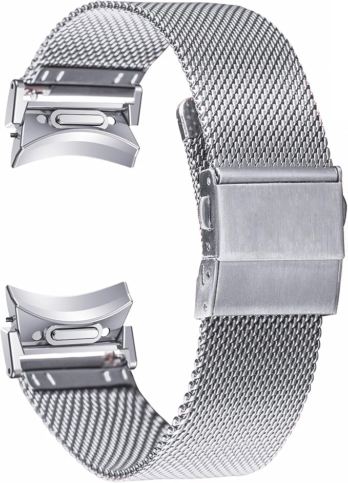 EACHE Stainless Steel Mesh Watch Band for Men Women, Quick Release Mesh Watch Straps 12mm 14mm 16mm 18mm 20mm 22mm