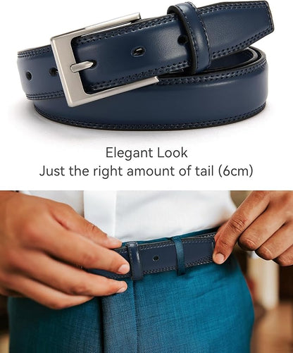 CHAOREN Mens Belts Leather Gift for Men - Ideal Match for Mens Dress Shoes